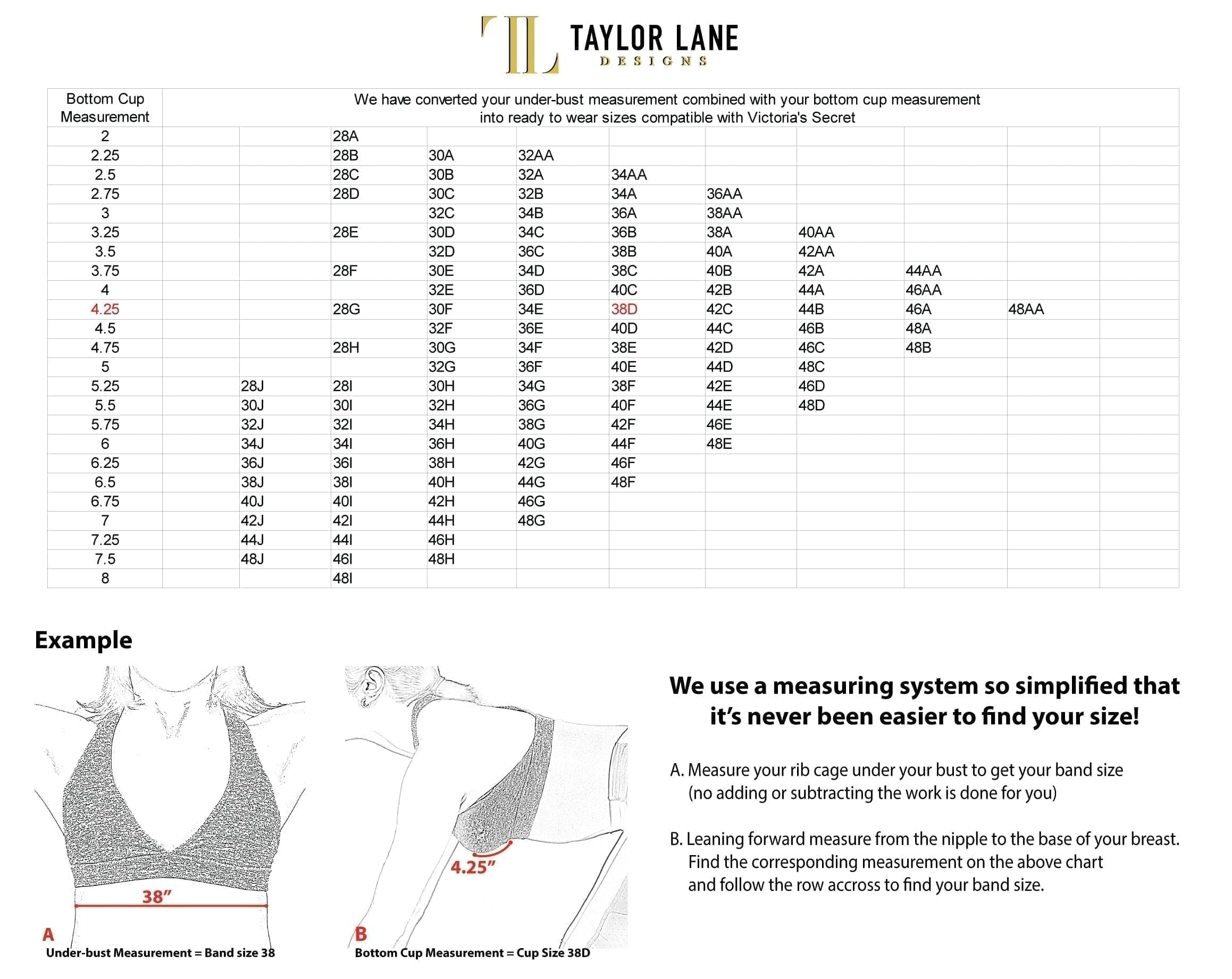 how to measure bra size using a tape measure Double z bra size chart